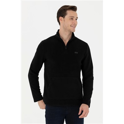 Erkek Siyah Sweatshirt