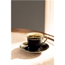 Allaire 4'lü Kahve Fincan Seti - Renkli - 90 ml