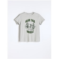 T-Shirt im Regular-Fit mit Druck