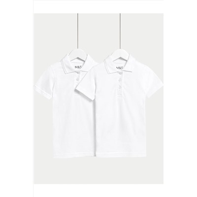 Marks & Spencer, Saf Pamuklu 2'li Slim Fit T-Shirt (2-16 Yaş)
