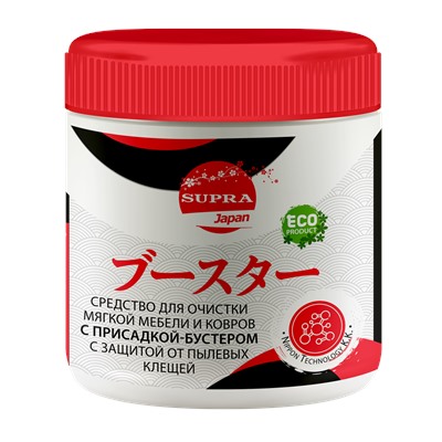 [SUPRA] Средство для очистки КОВРОВ И МЯГКОЙ МЕБЕЛИ с присадкой-бустером, 500 г