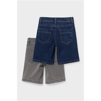 Multipack 2er - Jeans-Bermudas