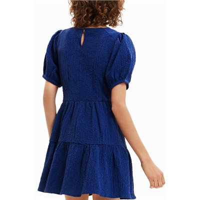 Vestido corto textura