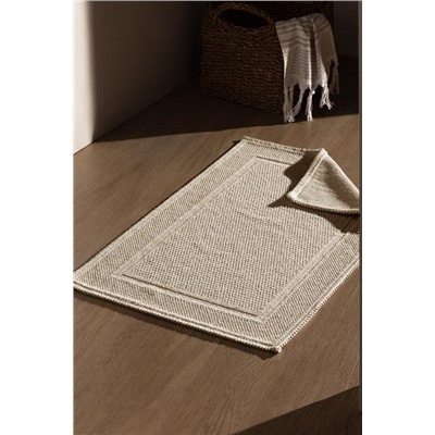 Barres Banyo Paspası - Bej - 50 x 80 cm