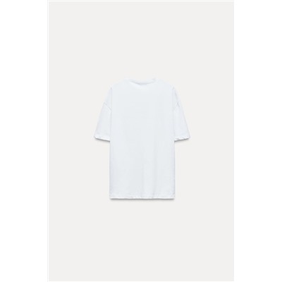 T-SHIRT WITH METALLIC PRINT
