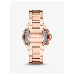 Oversized Camille Pavé Rose Gold-Tone Watch