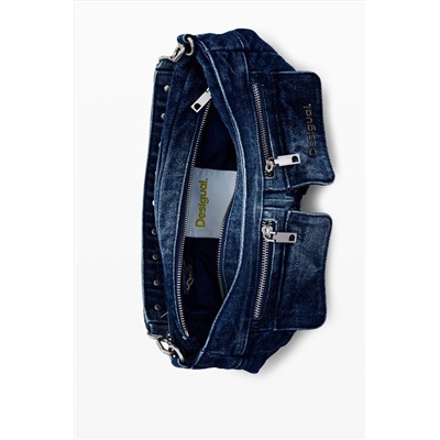 Bolso de hombro denim