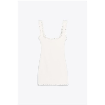 SHORT DRESS WITH TRIM