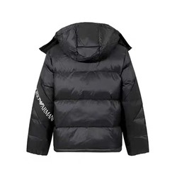 Мужская плотная куртка-пуховик с капюшоном Empori*o Arman*i EA*7