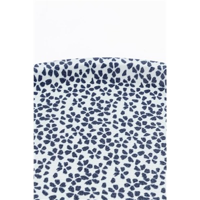 Rêve Bleu Fleur Sauvage Yuvarlak Tepsi