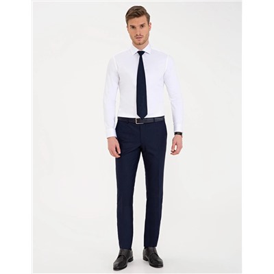 Beyaz Ex. Slim Fit Uzun Kollu Klasik Gömlek