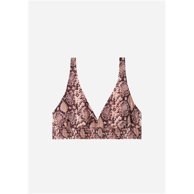 Triangel-Bikinioberteil mit nicht verschiebbaren Cups Sidney