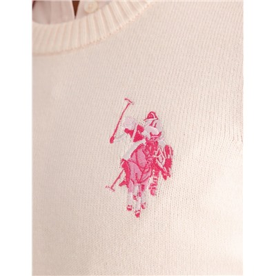 LARGE LOGO CREW NECK SWEATER