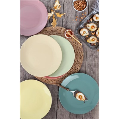 Keramika Mix Soft Ege Servis Tabağı 26 Cm 6 Adet ST040406F21XA000000MAS3T00