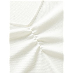 Bluse mit gesprenkelter Textur