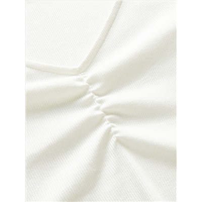 Bluse mit gesprenkelter Textur