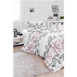 Ev & Ev Home Nevresim Seti Tek Kişilik Palvin Beyaz Ep-029328