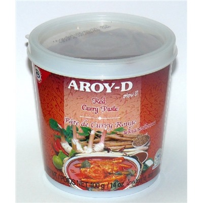 Паста карри красная AROY-D
