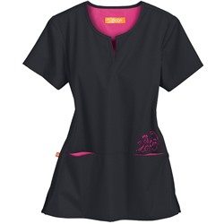 Orange Standard Scrubs Redondo Top
