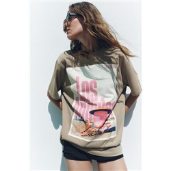 T-SHIRT WITH FRONT PRINT