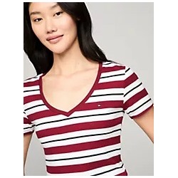 Stripe V-Neck Favorite T-Shirt