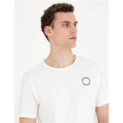 Ekru Regular Fit Tişört