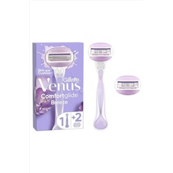 Gillette, Venus Comfortglide Breeze Kadın Tıraş Makinesi 2 Yedekli