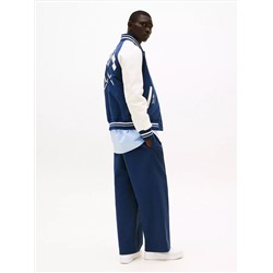 Colorblock Logo Varsity Jacket