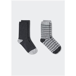 Pack 2 calcetines estampados -  Niño | MANGO OUTLET España