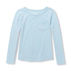 Girls Long Sleeve Pocket Top