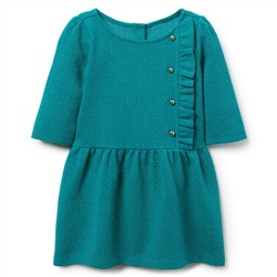 SHIMMER DOT JACQUARD DRESS