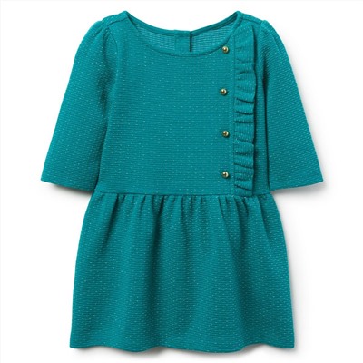 SHIMMER DOT JACQUARD DRESS