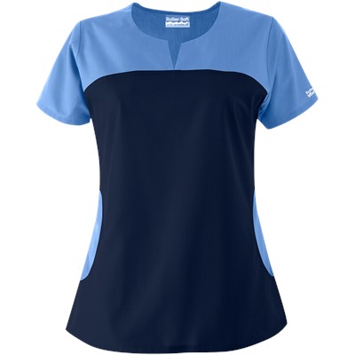 Butter-Soft Scrubs by UA™ Rounded Notch Neck Top