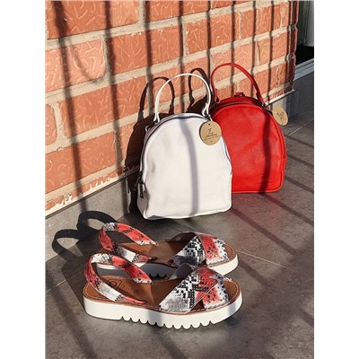 AVARCA MENORQUINA · 4393 КРАСНЫЙ+AB.Z · Pelle · mochila NAPA (630)