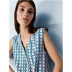 Gemusterte Bluse