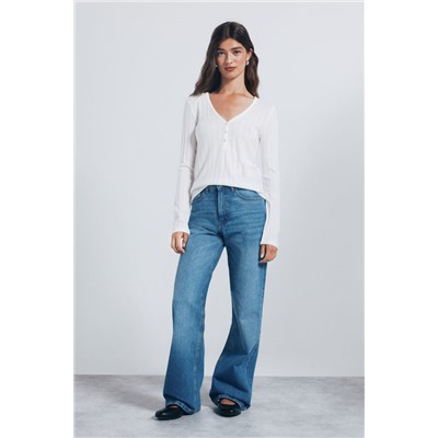 Camiseta panadera punto cortado