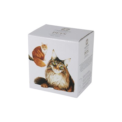Кружка, 300 мл, фарфор F, белая, Мейн-Кун, Pets, 54381