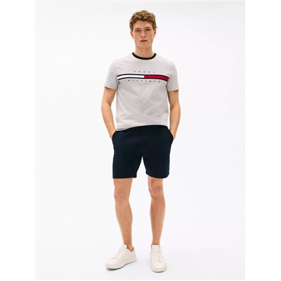 Embroidered Flag Logo T-Shirt