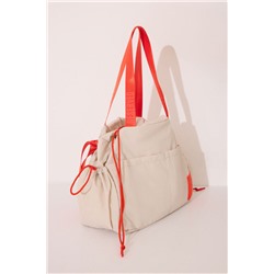 Bolso multiusos nylon beige