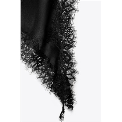 ASYMMETRIC LACE DRESS ZW COLLECTION