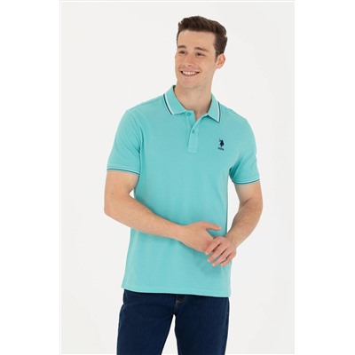 Erkek Mint Basic Polo Yaka Tişört