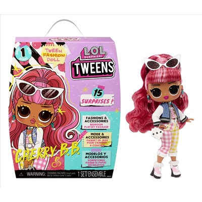 LOL Surprise Tweens Fashion Doll Cherry BB with 15 Surprises