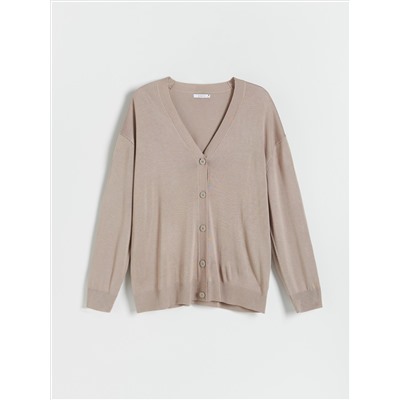 Leichte Strickjacke aus Viskosemischung