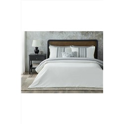 English Home Grand Shiny Ipliği Boyalı Tek Kişilik Nevresim Takımı 160x220 Cm Gümüş TYC00678647458