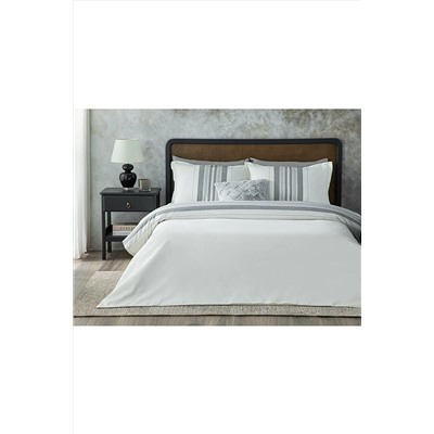 English Home Grand Shiny Ipliği Boyalı Tek Kişilik Nevresim Takımı 160x220 Cm Gümüş TYC00678647458
