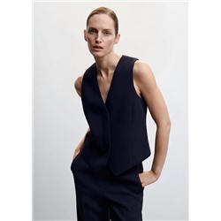 Chaleco traje botones -  Mujer | MANGO OUTLET Melilla