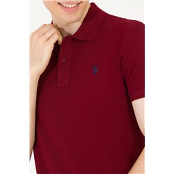 Erkek Plum Basic Polo Yaka Tişört