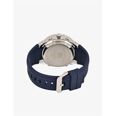 MEN'S BLUE RUBBER STRAP ANALOG/DIGITAL WATCH