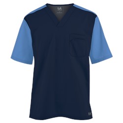 Butter-Soft Scrubs by UA Men's Color Block V-Neck Top