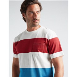 Striped T-shirt, Men, Multicolour